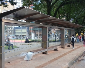 Abrigos de passageiro de ônibus