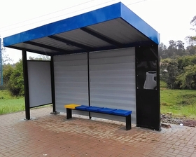 Abrigos de passageiro de ônibus