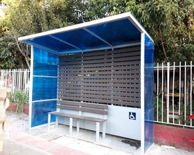 Abrigos de passageiro de ônibus