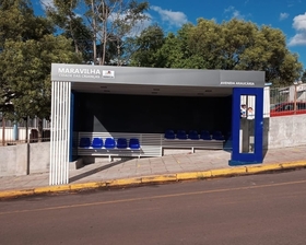 Abrigos de passageiro de ônibus