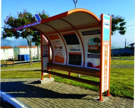 Abrigos de passageiro de ônibus